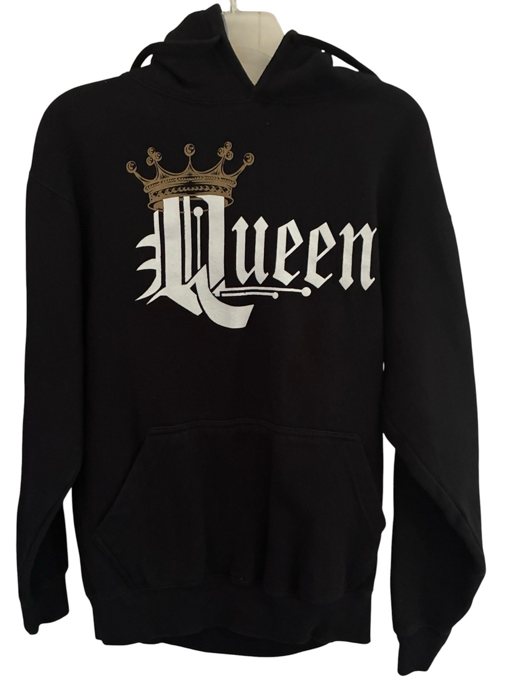 Queen AMS Graphic Black Hoodie Mens Size S (Unisex)